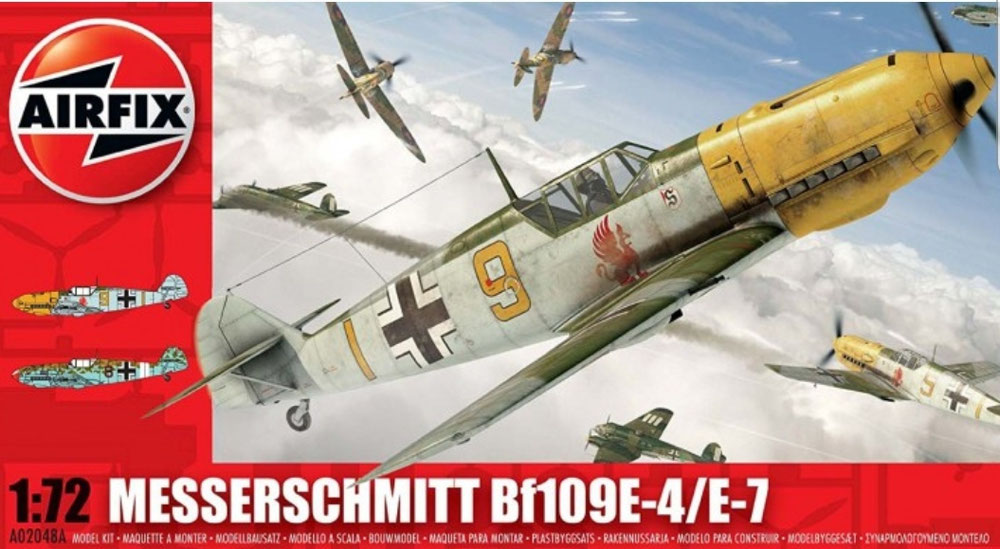 2× A02048 A) Messerschmitt Bf 109E-4 JG-26 "Battle of France - B) Messerschmitt Bf 109E-7 Trop 8./JG 27 Africa "Fw Franz Elles" 