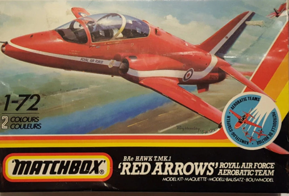 PK-27 HS Hawk T.1 "Red Arrows" RAF Kemble 1981