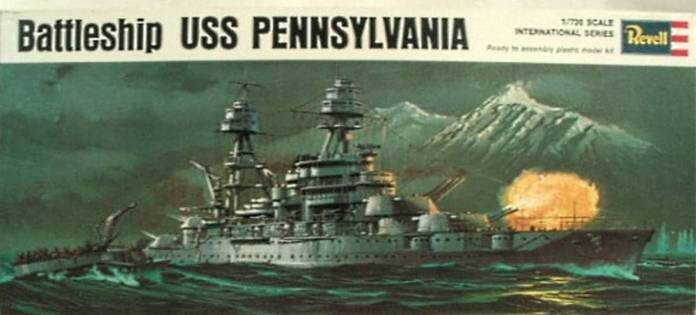 2× H-486 USS Pennsylvania - Schaal 1:720 (mrt 1975 - April 1981)