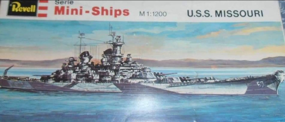 H-2404 USS Missouri - Schaal 1:1200 (nov 1979)