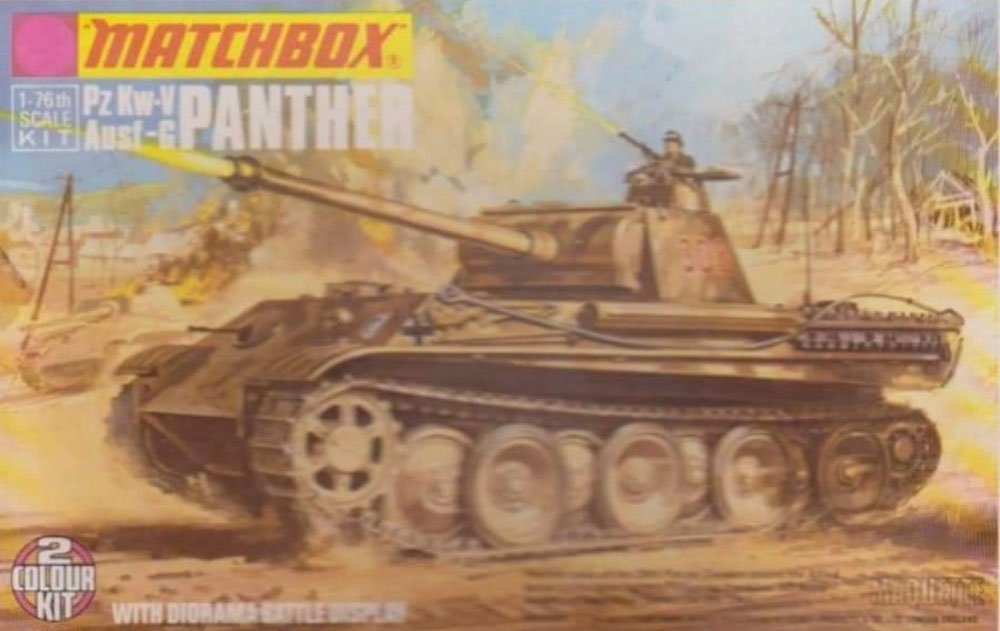 PK-74 Panther Pz.Kpfw.V Ausf.G - Schaal 1:76 (2× feb.1977 & Jul.1988) 