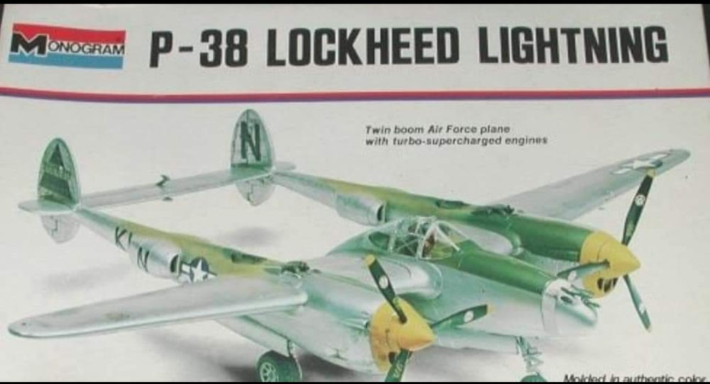 No.6848 P-38J Lightning - Schaal 1:48 (jul 1987)