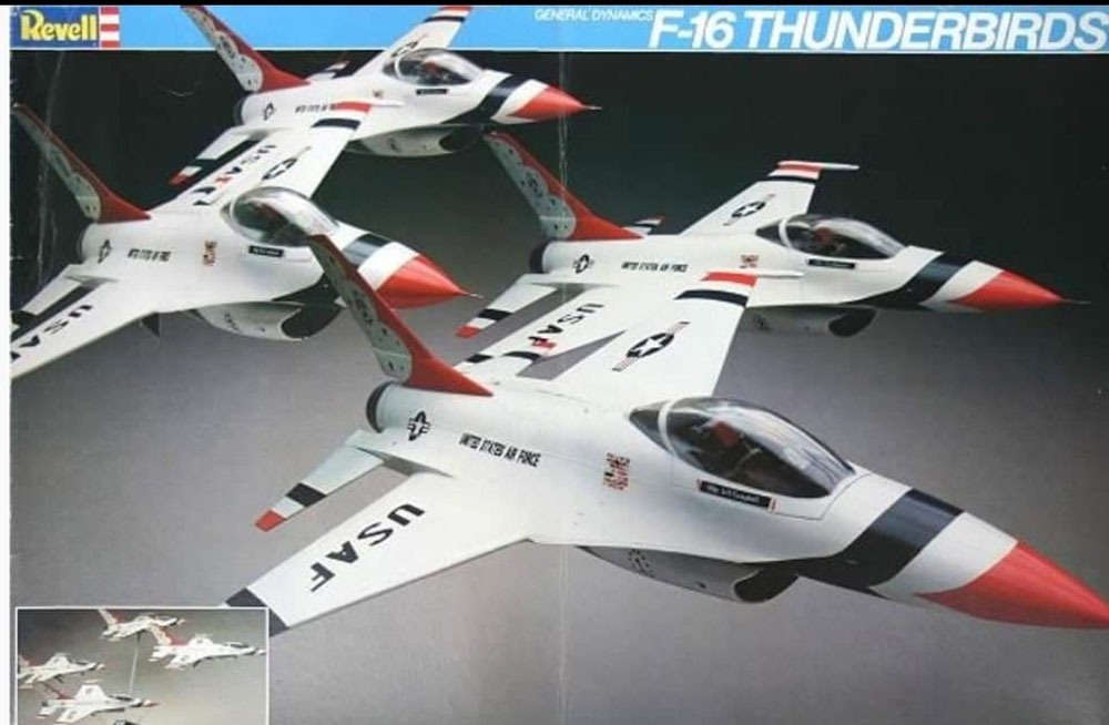 REV4749 F-16A "Thunderbirds" - Schaal 1:48 (dec 1985)