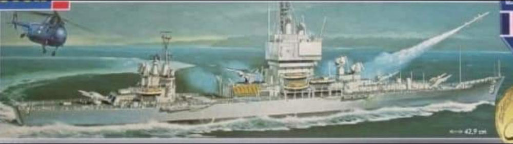 REV5062 USS Long Beach - Schaal 1:460 (feb 1989)