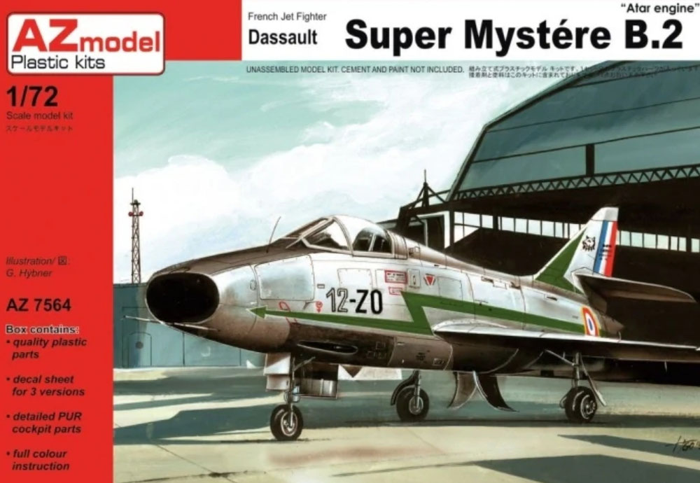 AZ7564 (voorraad) Dassault Super Mystére B.2 EC2/12 1972