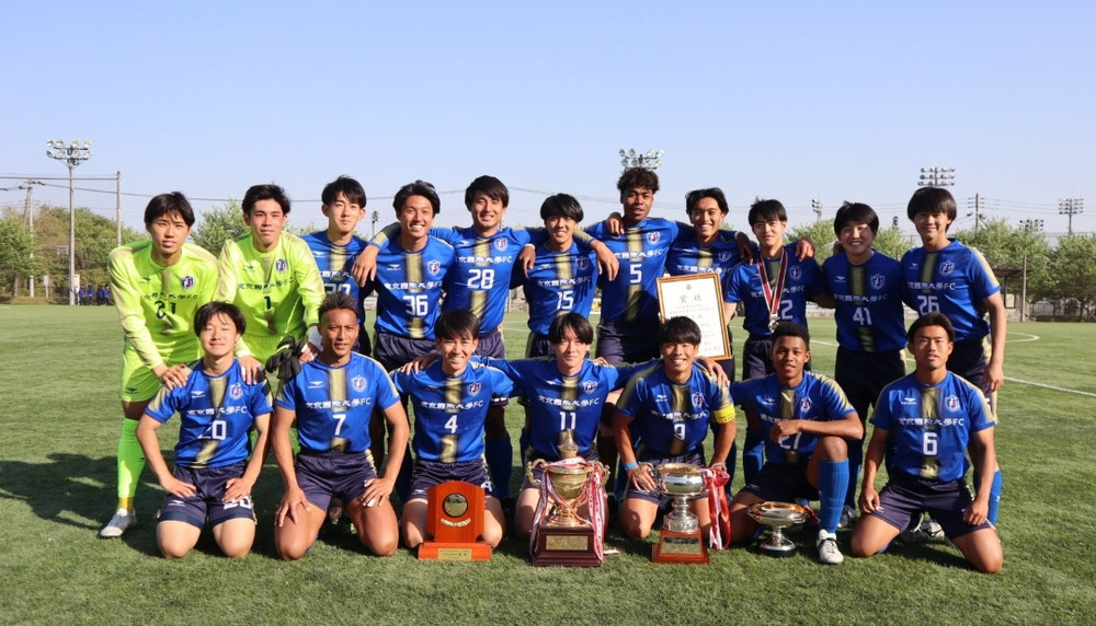 2023年彩の国カップ優勝東京国際大学FC得点者　花の木サッカー少年団→ナシオナル→佐賀東　4番　岡部羽弥選手
