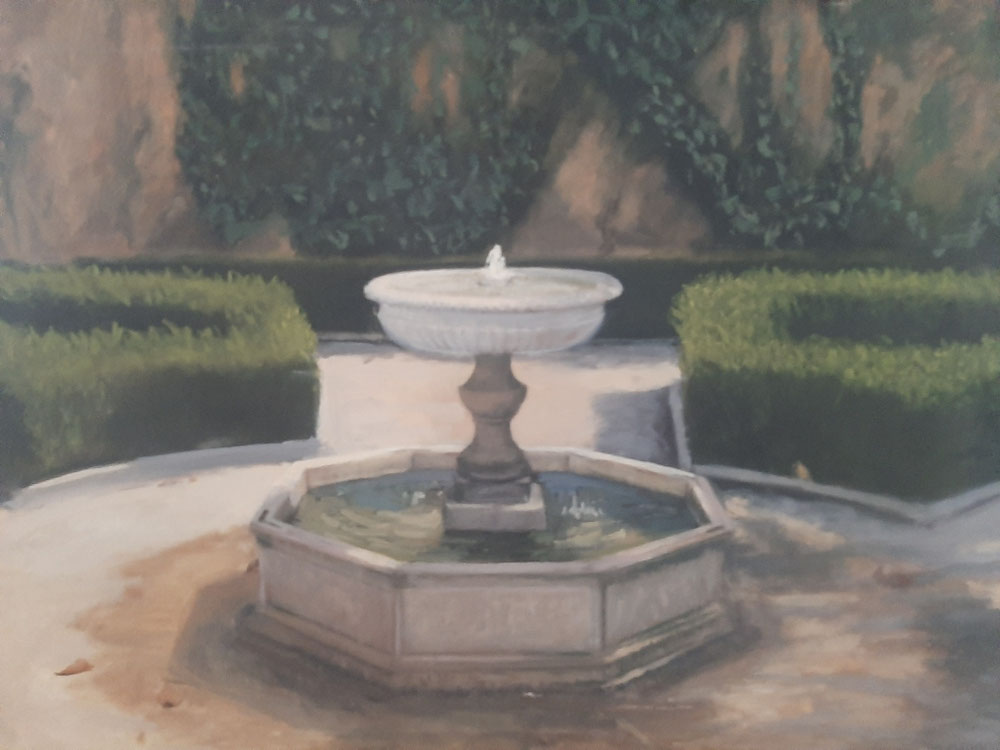 Fuente en La Alhambra