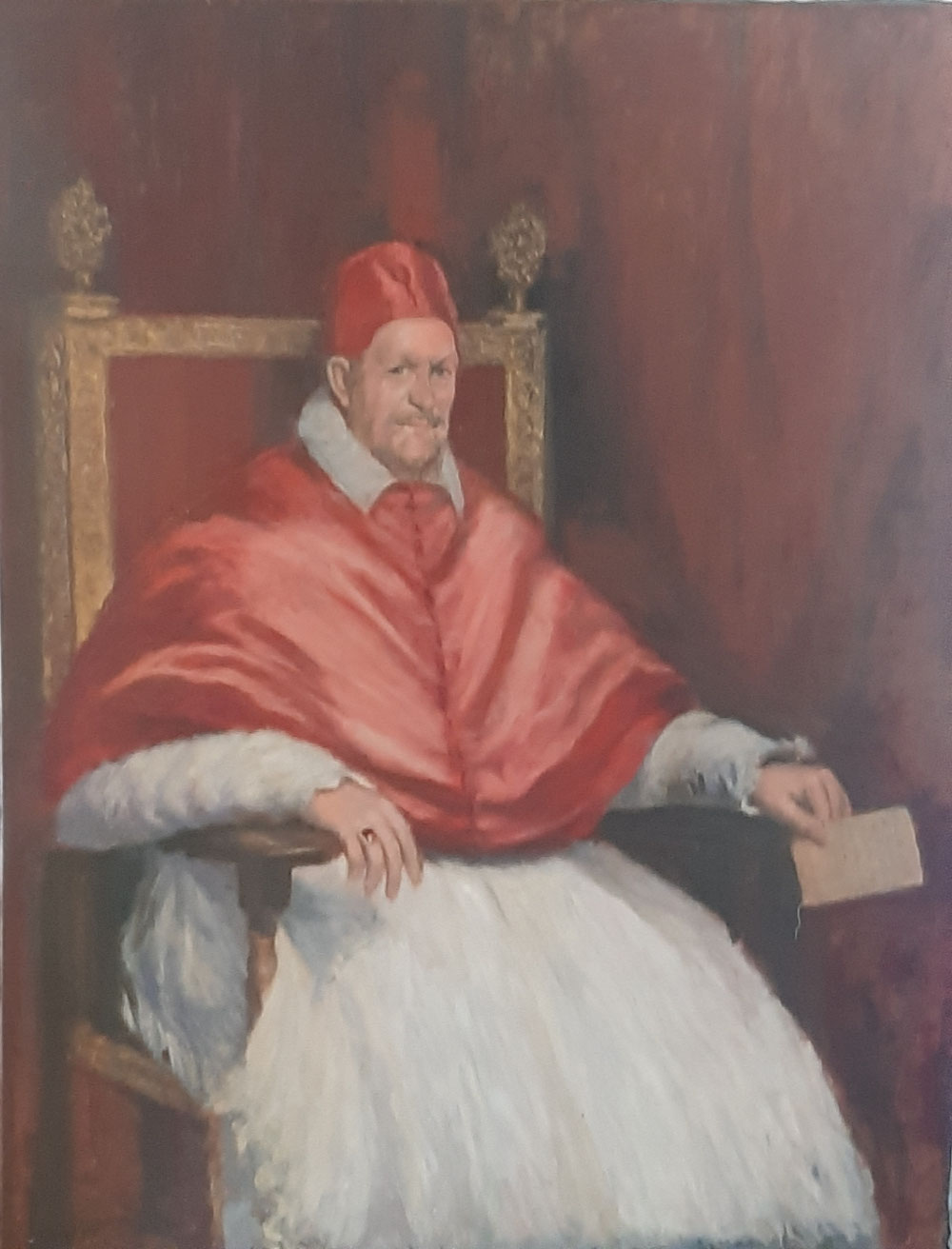 Inocencio X. Copia de Velázquez 