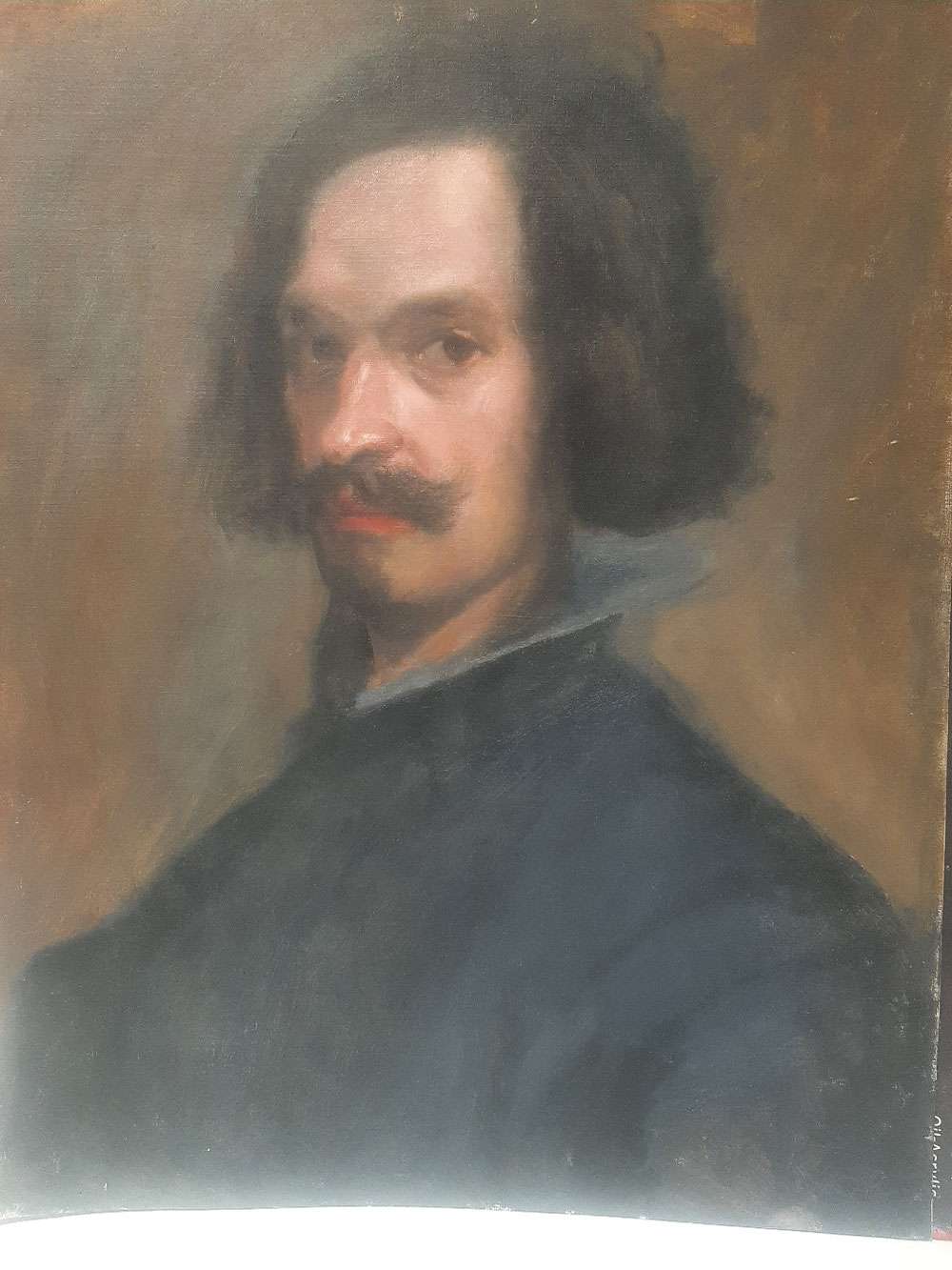 Retrato de caballero. Copia de Velázquez