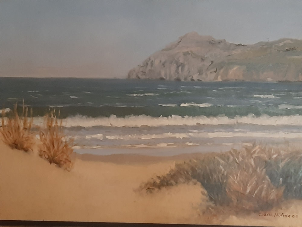 Desde la playa .Santoña