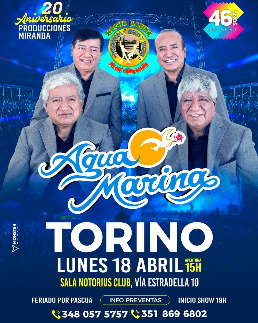 Agua Marina 19 Abril 2022 - Torino