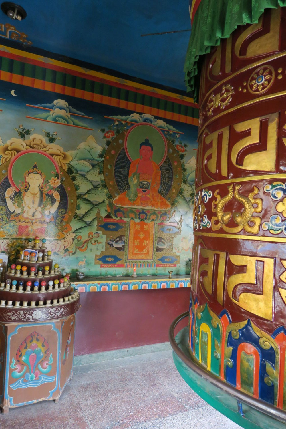 Really Large Prayer Wheel on the Right
