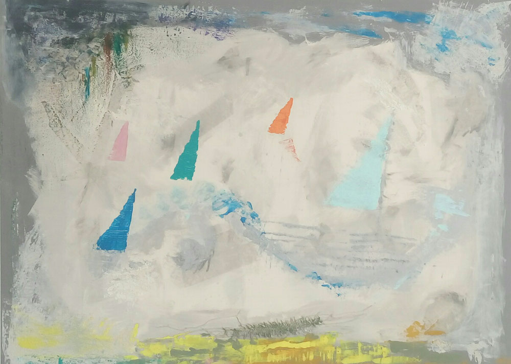 "Sail!" - Acryl auf Leinwand (120 x 90) 🔴