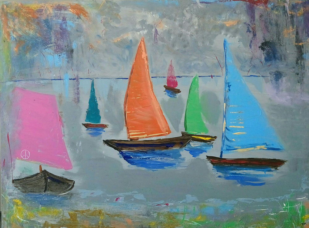 "Lee vor Luv" - Acryl auf Leinwand (120 x 90) 350€