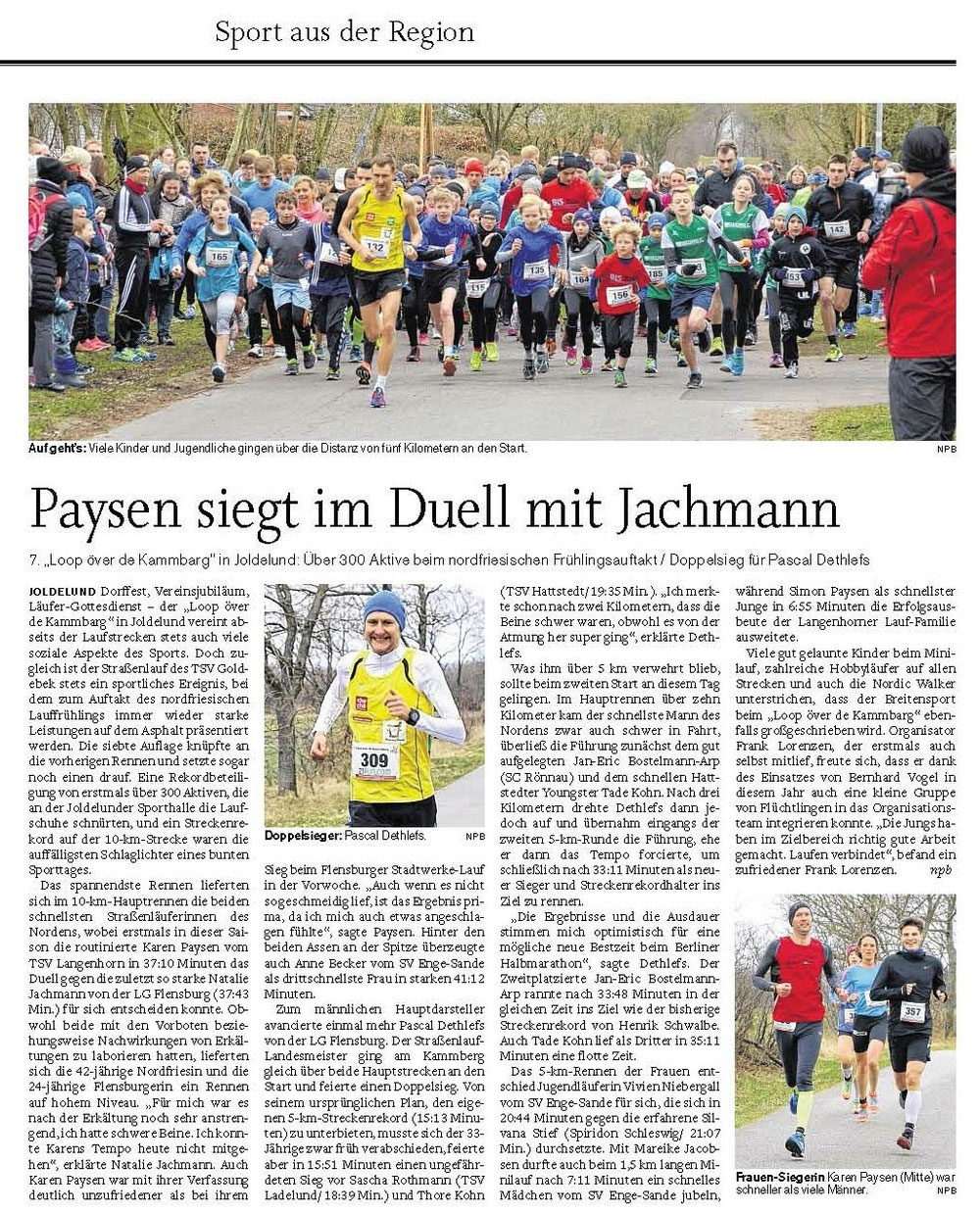 Doppelsieg Pascal Dethlefs Joldelund