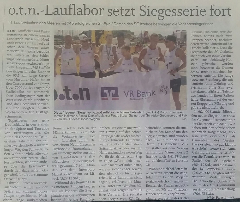 3. Sieg in Folge beim LZDM