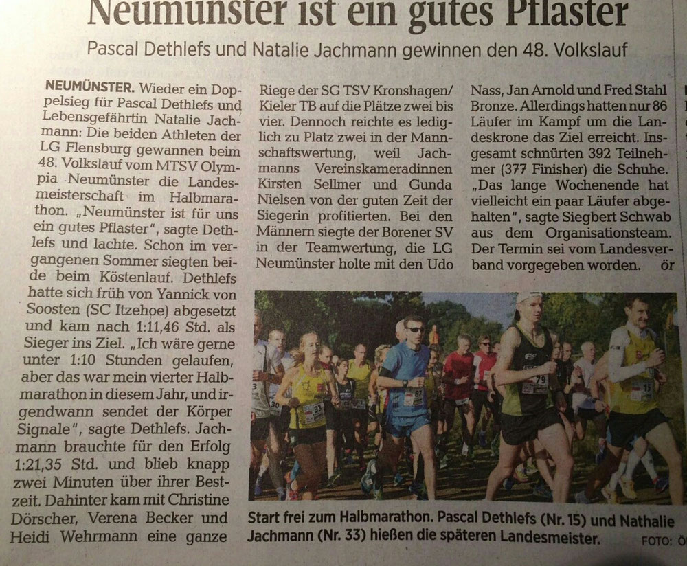 LM Halbmarathon Neumünster 