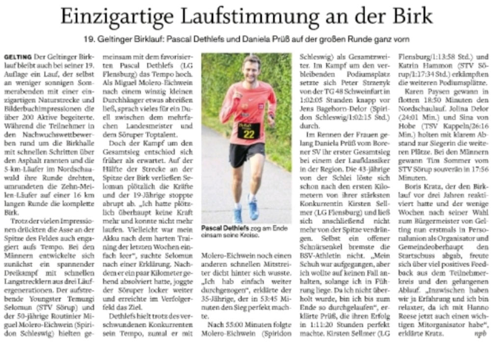 Birklauf 10 Meilen