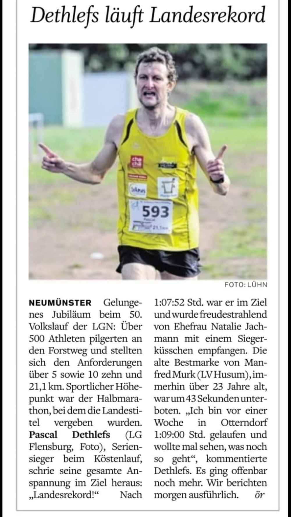 LM Halbmarathon  aus Neumünster