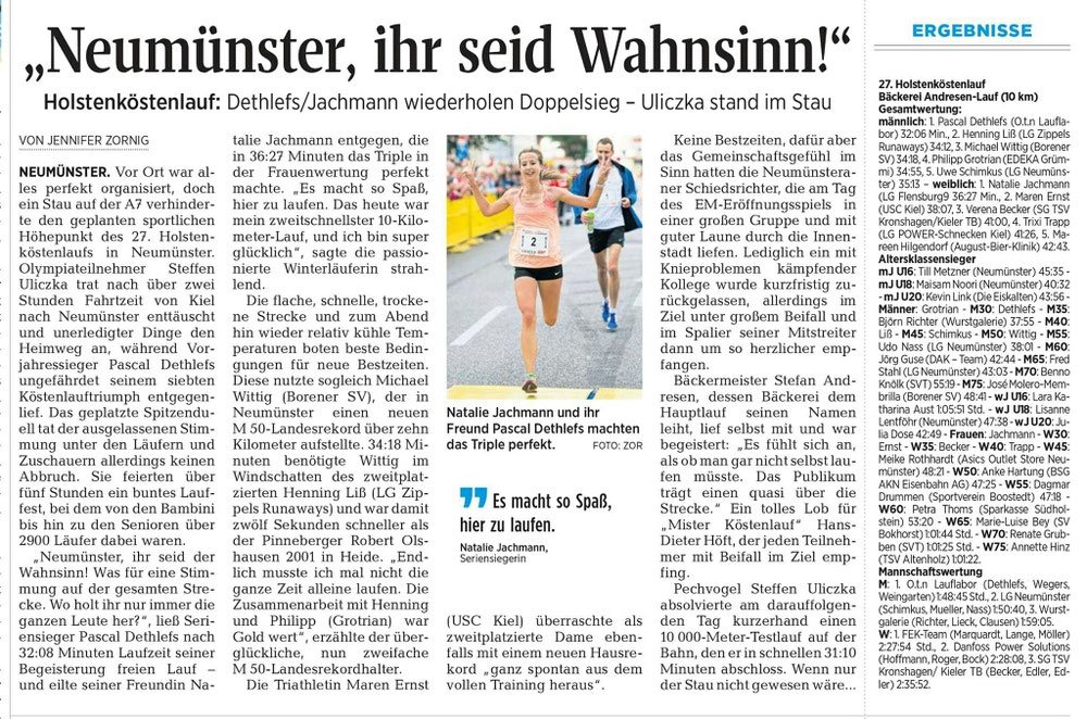 Kieler Nachrichten Köstenlauf