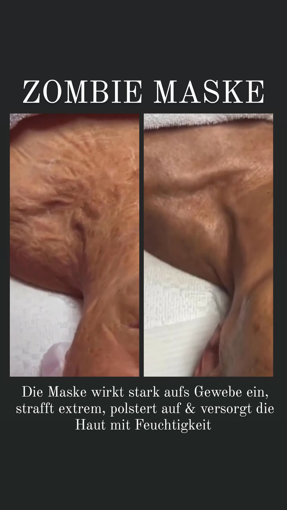 Zombie Maske - Nichts für schwache Nerven! 
