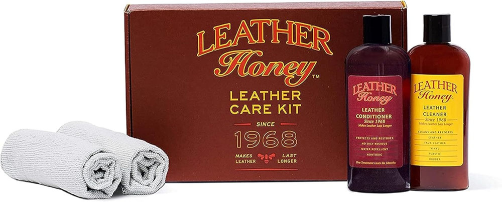 soin cuir canapé, restaurateur cuir, nettoyant chaussures cuir, kit réparation cuir, Leather Honey.