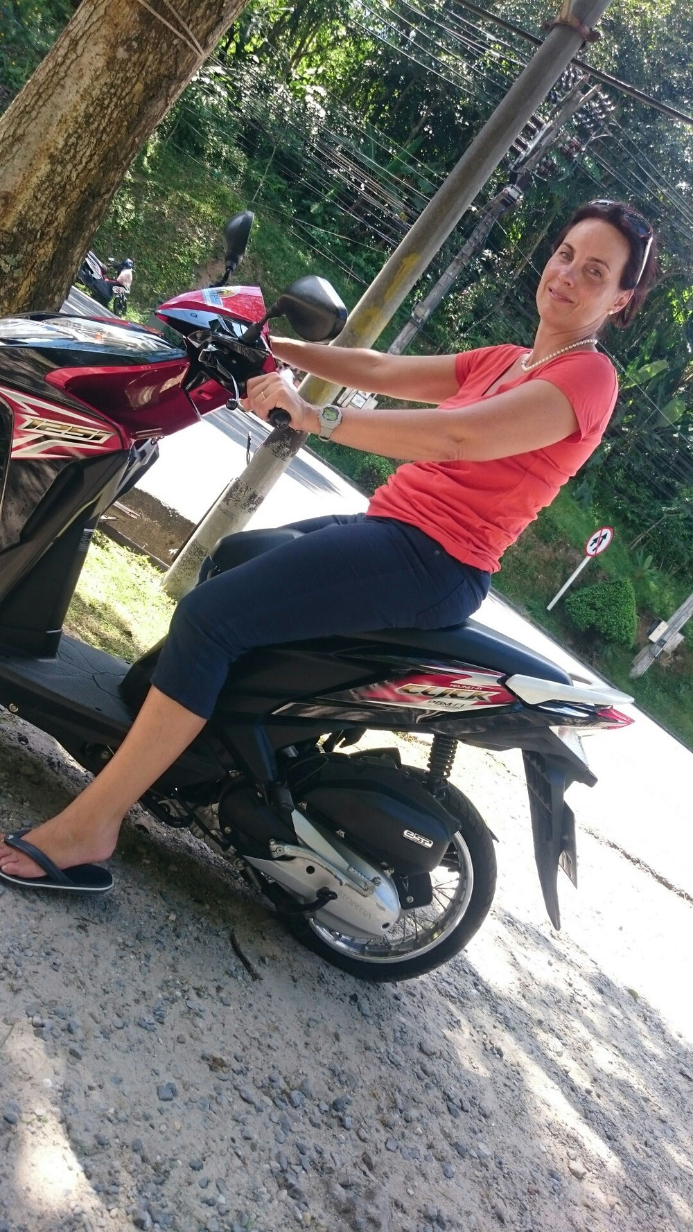 Also auf geht die Tour....uppps bis zum Platten...