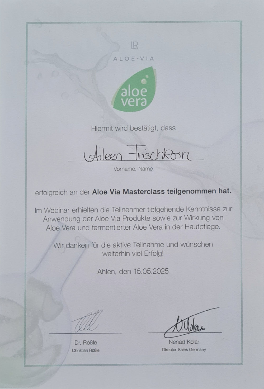 Ahlen,15.05.2025