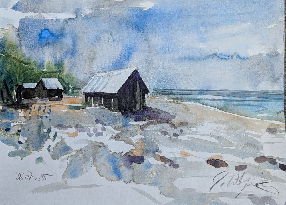 Fischerhütten auf Öland