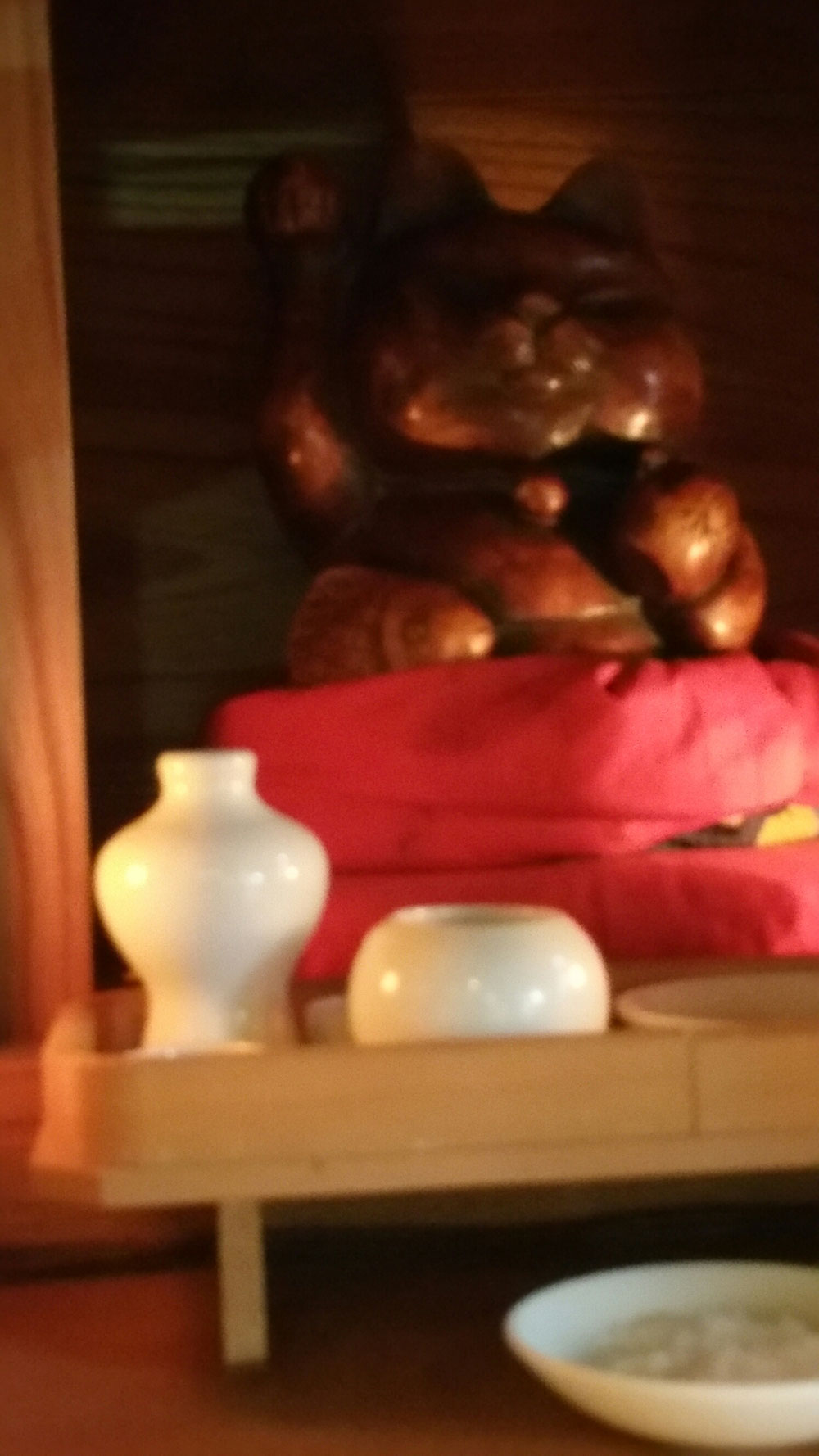 幸運の招き猫神様