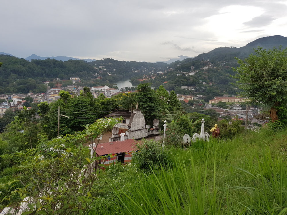 Blick vom Buddha-Berg