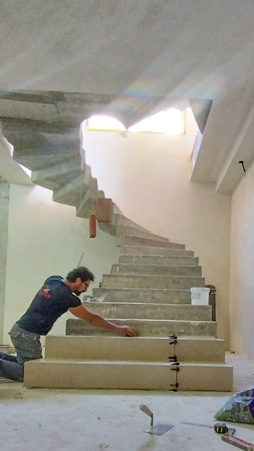 Escalera de caracol en Elche 