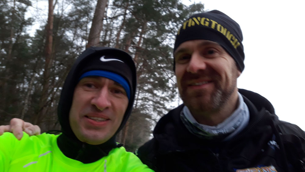 Mit Peter Ohlweiler beim 50km Start