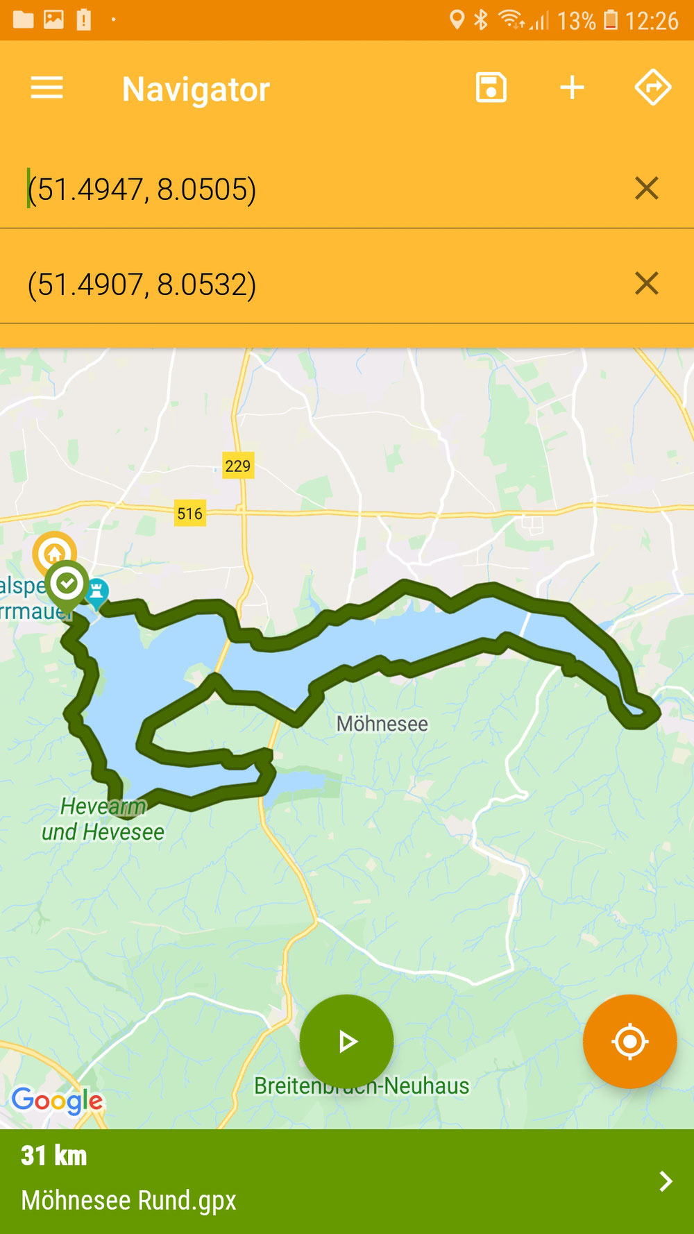 Einmal rund um den Möhnesee (privat) 2019 31k