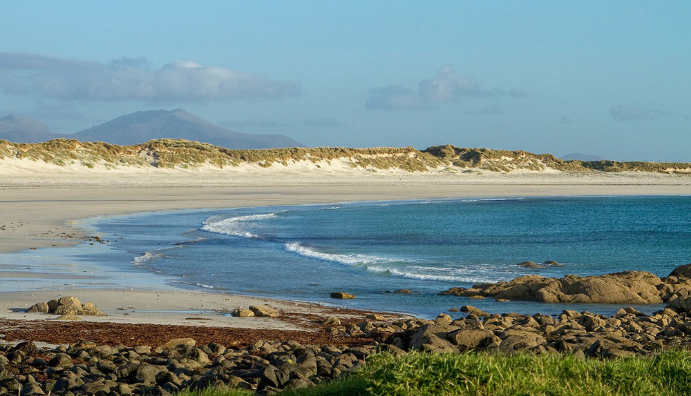 Cula Bay where the Benbecula Mermaid supposedly washed up