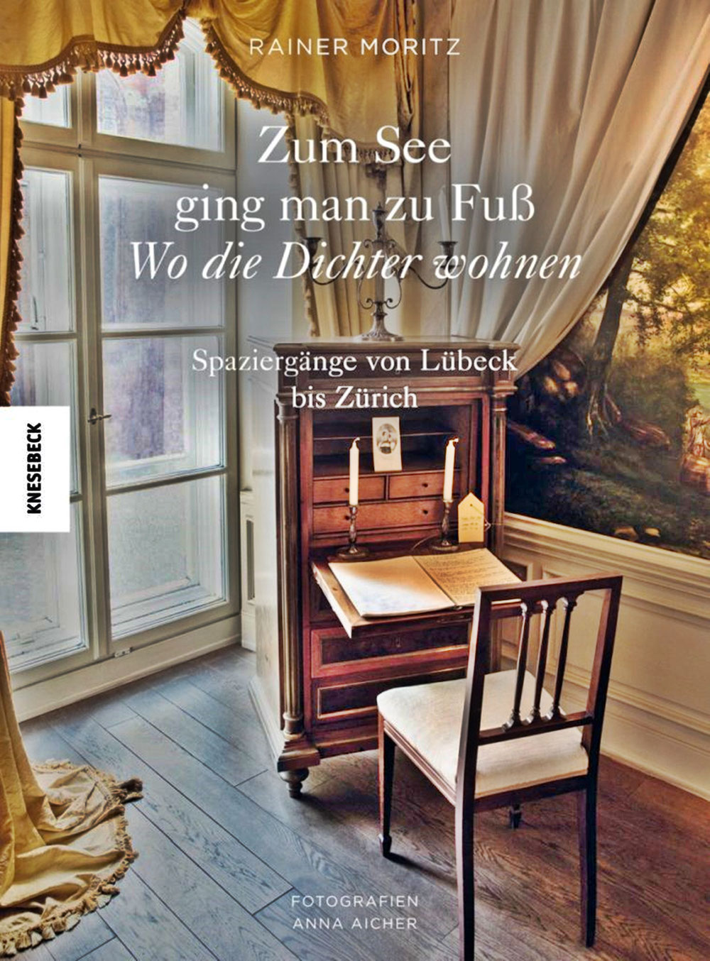 Rainer Moritz: Zum See ging man zu Fuss. Wo die Dichter wohnen. Gerhard Meier Niederbipp, Hauptmann, Thomas Mann, Tucholsky, Seghers, Kerner, Schnitzler, Bachmann, Hesse, Frisch, Kafka, Pessoa, Proust, Andersen. Knesebeck Verlag. Pedro Meier Artist Archiv