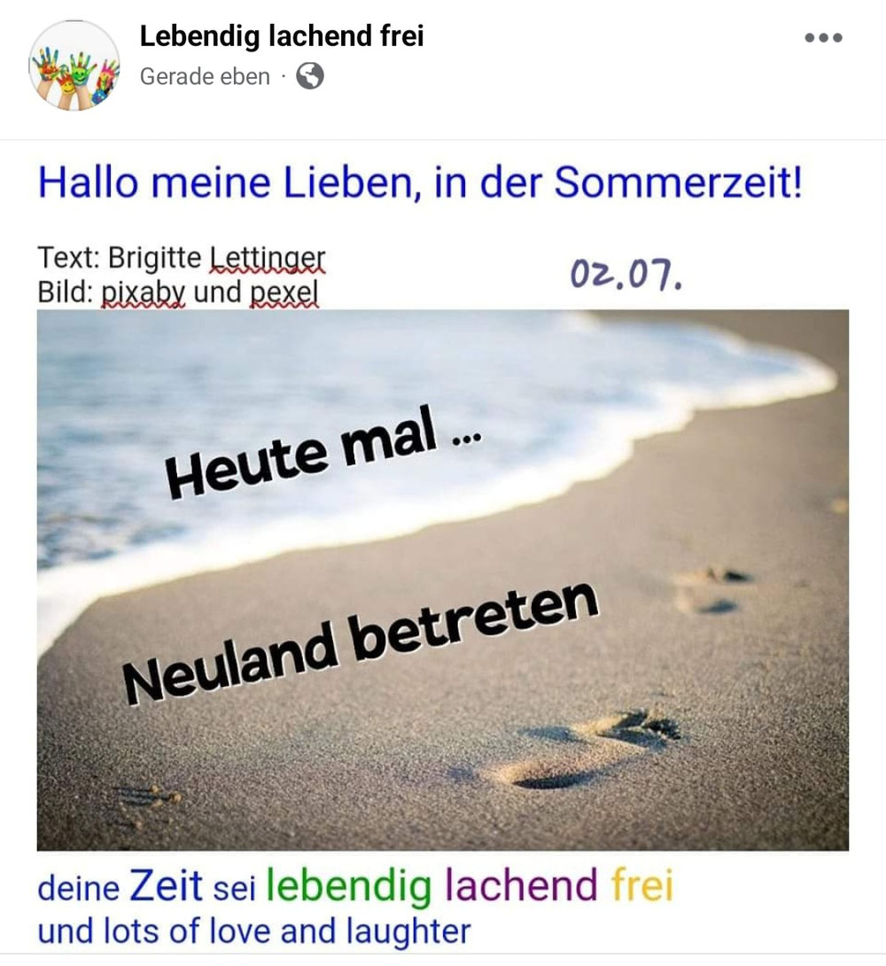 #lebendiglachendfreieSommerzeit 