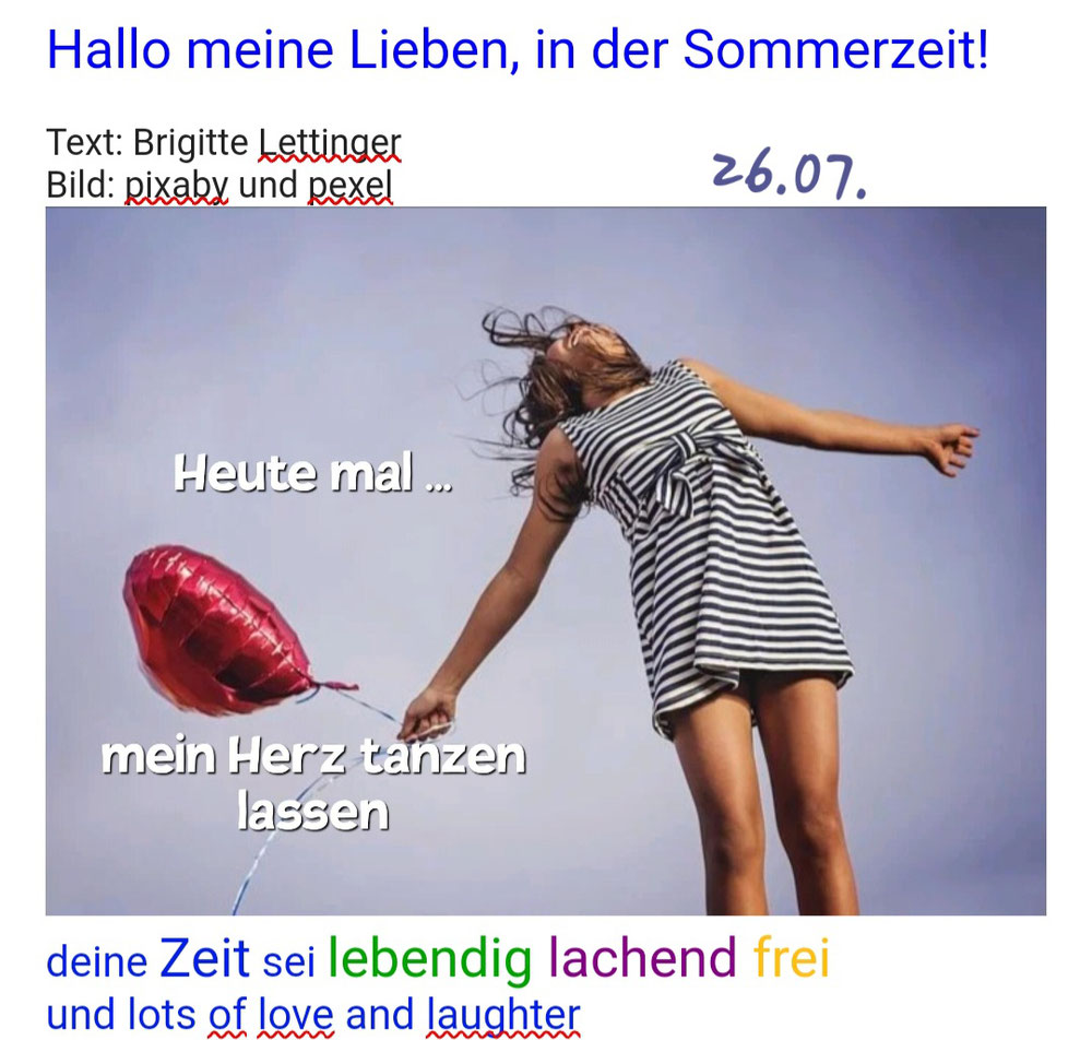 #lebendiglachendfreieSommerzeit