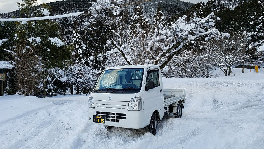 ＢＣＳ号：冬タイヤ新調しました☆ブログにも書きましたが、冬タイヤ装着後のテスト走行にて。