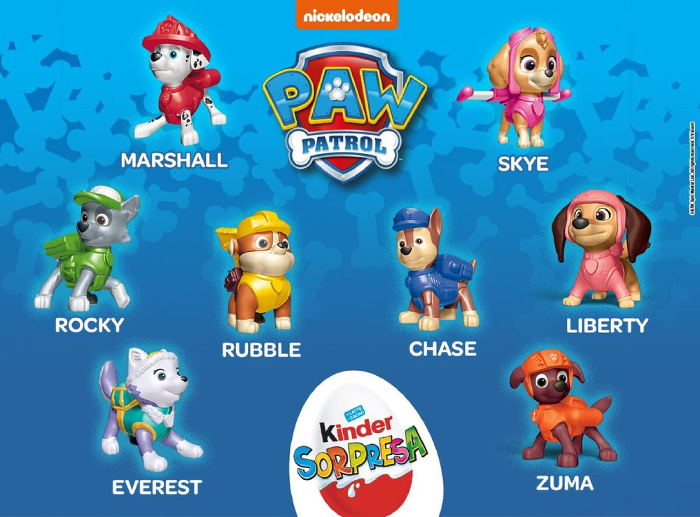Sorpresario Kinder Sorpresa Paw Patrol ITA