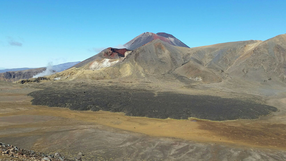 Mt. Tongariro im Hintergrund 