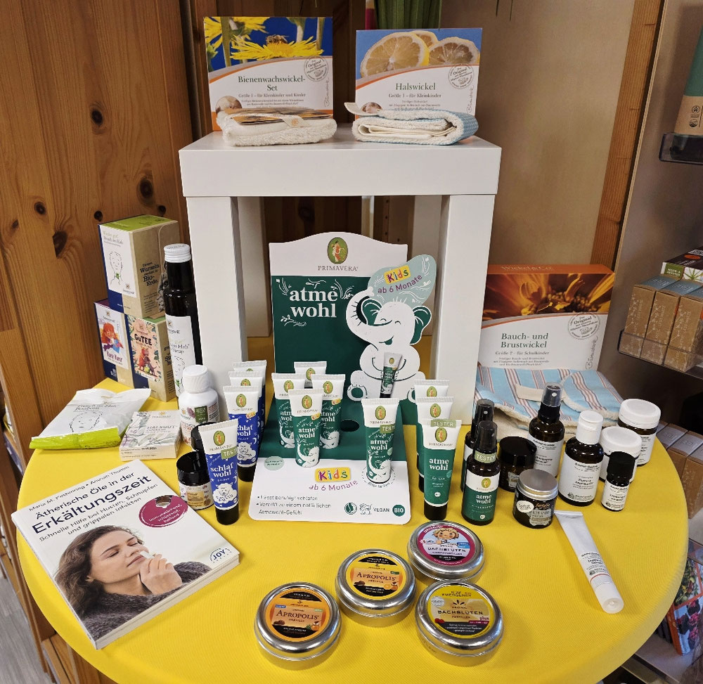 Erkältung vorbeugen oder lindern? Kein Problem, wir unterstützen Sie dabei...