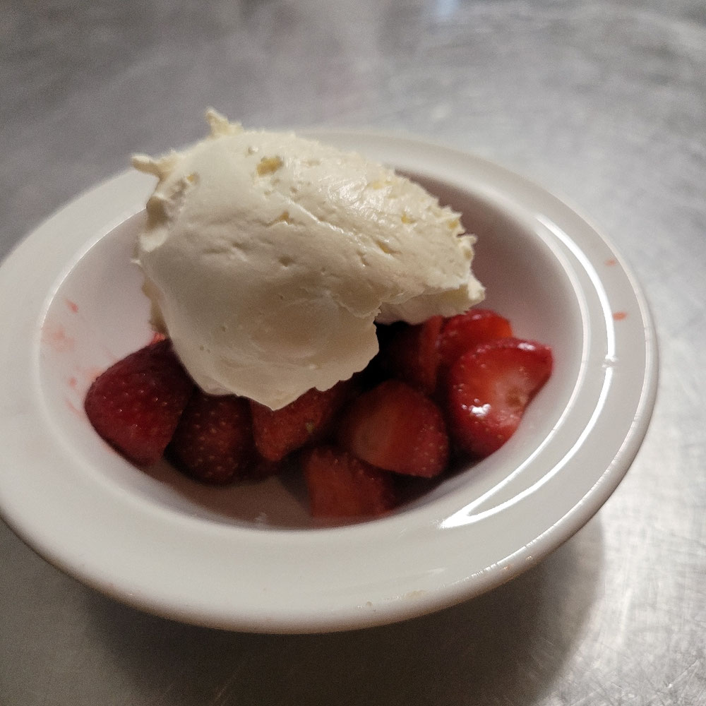 Erdbeeren mit Mascarpone 