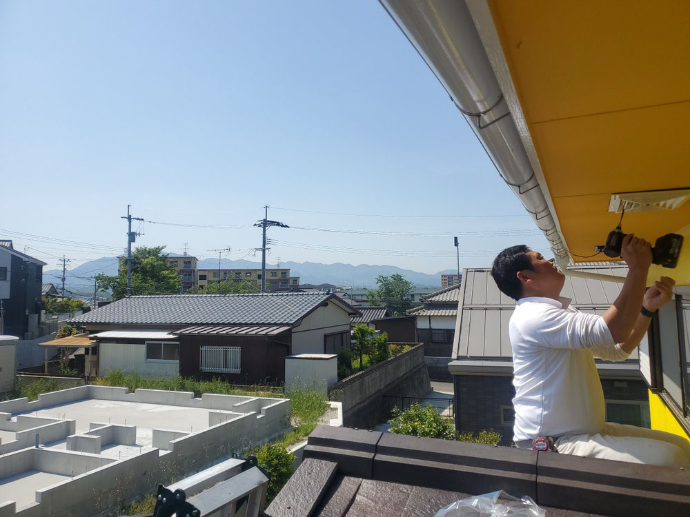 軒天換気口取替え