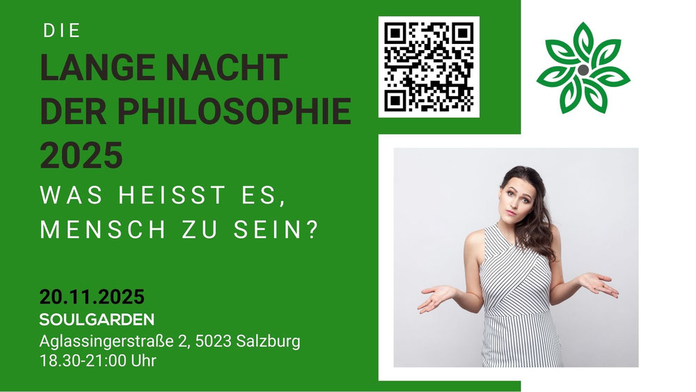 Die Lange Nacht der Philosophie 2025 im SOULGARDEN Salzburg - kostenfreie Tickets verfügbar!