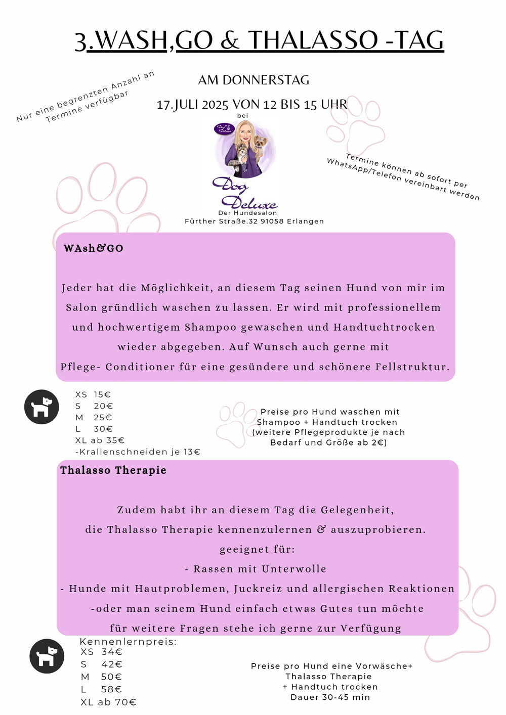 Auch für nicht Bestandskunden 😊 Interesse?Bitte Termin per WhatsApp vereinbaren!