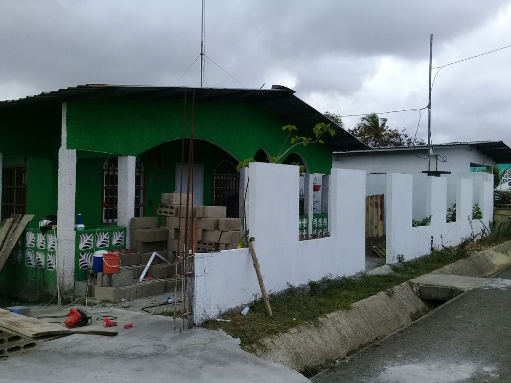Antes de hacer la continuación estructura del muro ya echo.