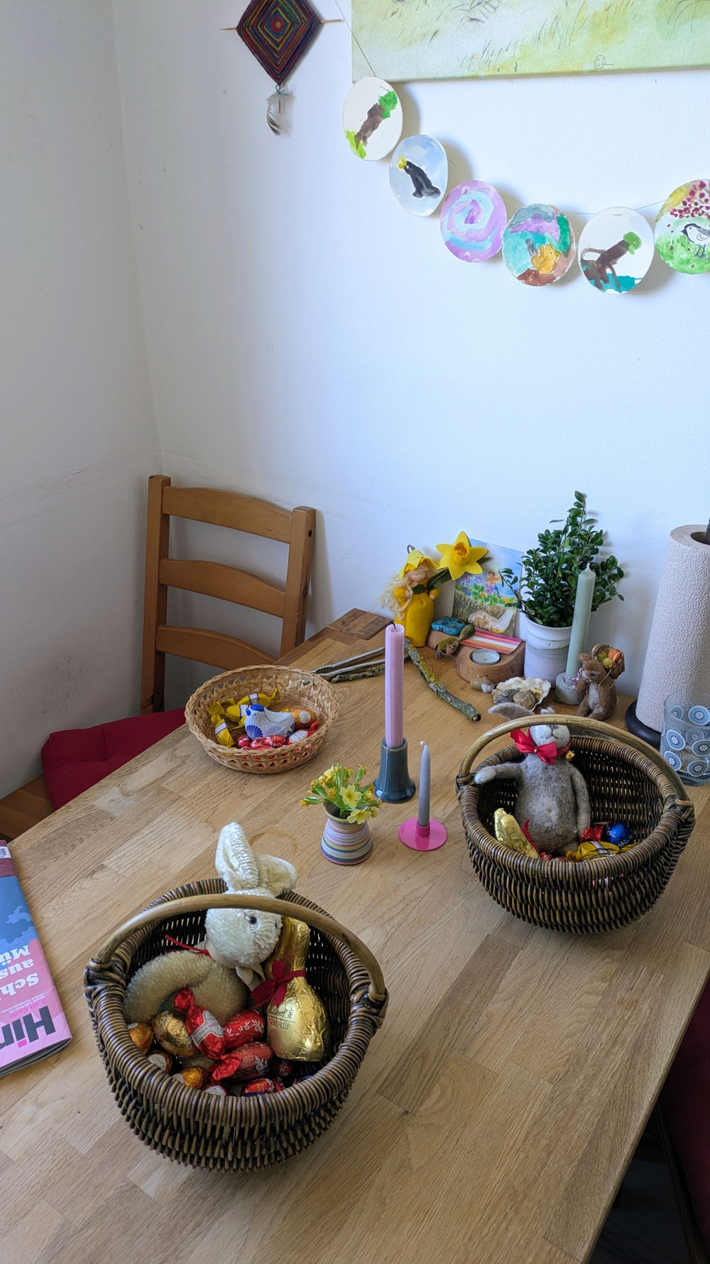 Bei uns war nochmal der Osterhase... Etwas verspätet... 