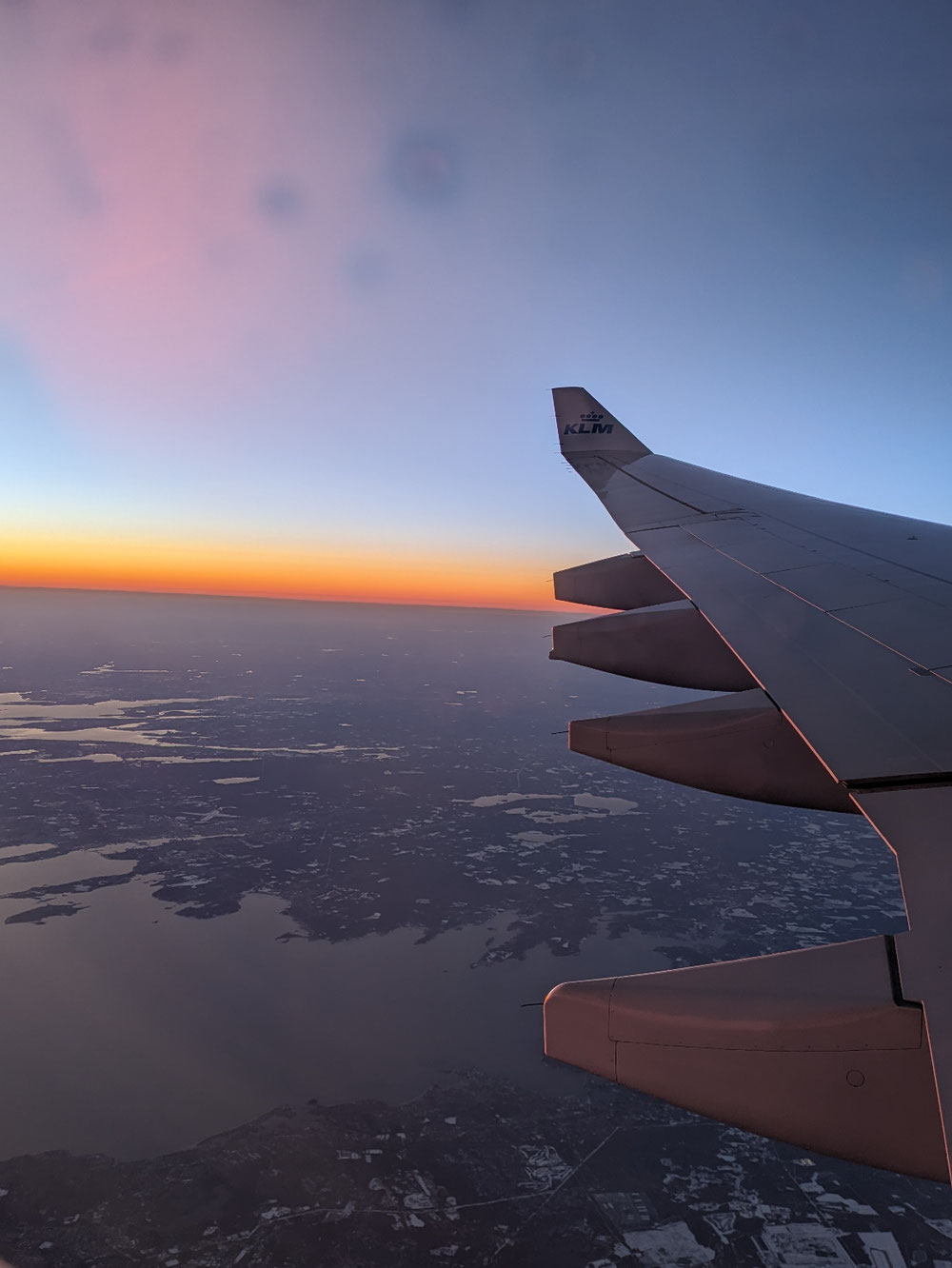 Sonnenuntergang über New York (oder "kurz" danach)