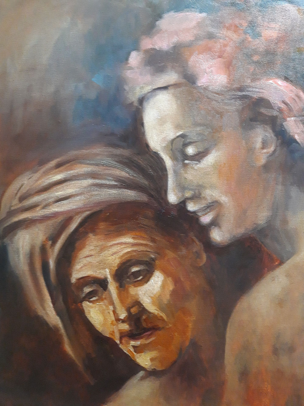 Luft und Erde, 2026, Öl auf Leinwand, 50x60